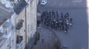 "Беркут" на площади Славы