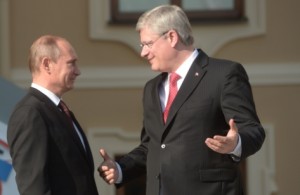 Путин и Харпер на саммите G20 в 2013 году. Фото: РИА Новости