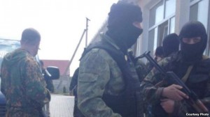 "самооборона" блокирует «Крымавтотранс» в Симферополе 