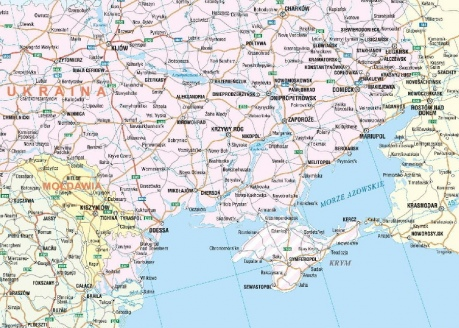 Электронная версия карты "Галилеос". Крым указан спорной территорией. Фото: eurointegration.com.ua