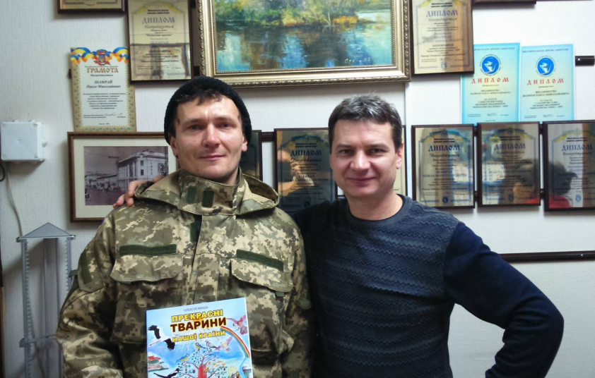 Алексей Кваша и издатель Павел Шамрай Фото: Facebook Дмитрий Плетенчук
