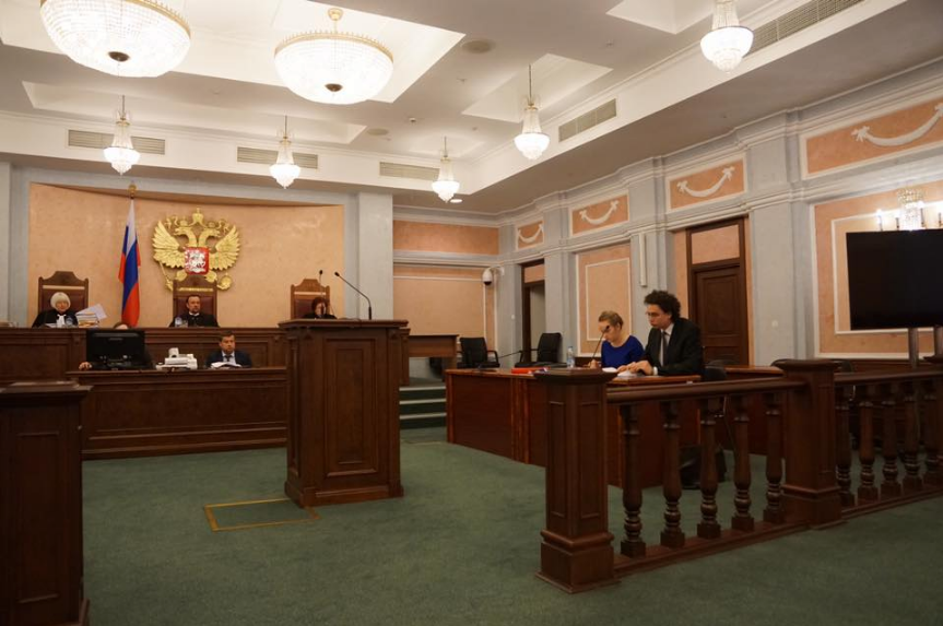 Рассмотрение апелляции о запрете Меджлиса в Верховном суде РФ Фото: Facebook Антон Наумлюк