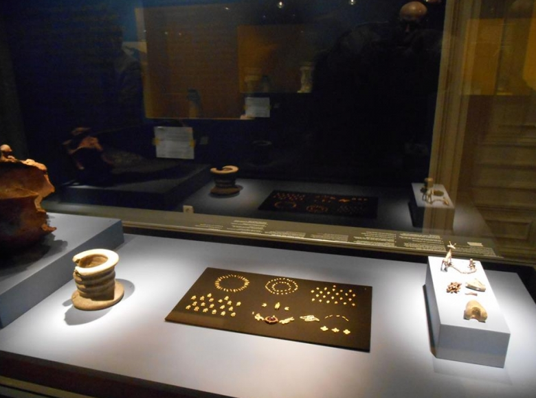 Экспонаты из коллекции "крымского золота скифов" в Амстердаме. Фото: EPA/UPG