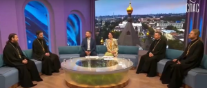 Бердянські священники в студії телеканалу “Спас”. Фото “Приморка.City