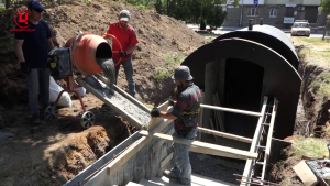 Монтаж укриття типу “Фортеця” у Херсоні 