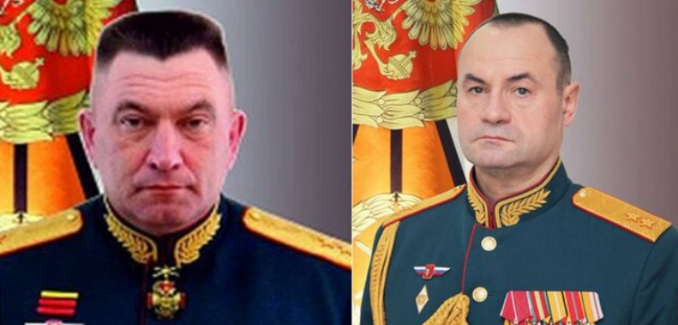 Російські генерали Цеков і Романчук Фото: mil.ru
