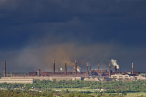 Територія ПрАТ “Азовелектросталь” та заводу АЗОВМАШ. 2022 р. Джерело фото: Google Maps