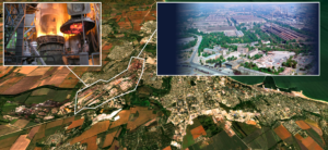 АЗОВМАШ у тимчасоов окупованому Маріуполі. Джерело фото: супутник Sentinel-2, Google Maps 