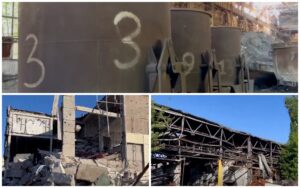 Цеха ПрАТ “Азовелектросталь” влітку 2023 р. Джерело фото: 0629.com.ua