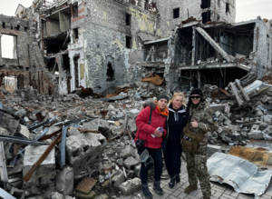 Анастасія Пінчук (праворуч), березень 2024 р. Фото: соцмережі