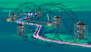Росія посилює захист Керченського мосту, встановлюючи біля нього додаткові вежі з системами ППО Колаж: investigator.org.ua
