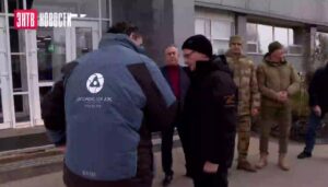 Сєргєй Кірієнко на Запорізькій АЕС. Грудень 2024 року. Фото: скрін відео з соцмереж