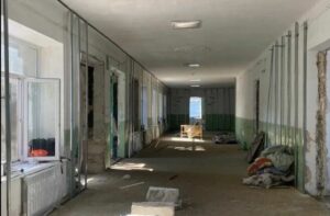 "Ремонт" росіянами школи в окупованому Генічеську. Фото 2023 року.