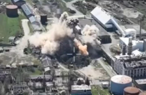 19 квітня 2025 року Повітряні сили Збройних сил України завдали успішного удару по місцю, з якого здійснювався запуск ударних БпЛА окупантів у районі населеного пункту Тьоткіно Курської області.