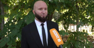 Андрій Загорельський. Скріншот відео з окупаційних пабліків