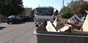 Вивезення сміття на ТОТ Херсонщини. Скріншот з окупаційних пабліків