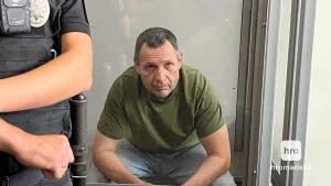 Підозрюваний у вбивстві Андрія Парубія в залі суду, 2 вересня 2025 року Ольга Денисяка / hromadske