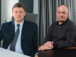 Партнери премії «Свои», що глорифікує учасників злочинної агресії проти України: справа - Ігорь Рунєц, власник BitRiver, справа - Сєргєй Шмотьєв, власник «Форэс»