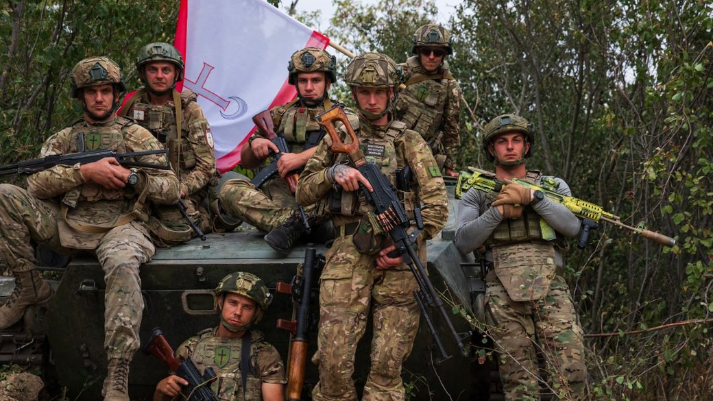 Бійці російського "батальйону імені Максима Кривоноса" у серпні 2024 року. Telegram-канал підрозділу