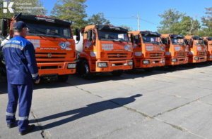 Нові водовозки для підприємства “Вода Крыма”, жовтень 2025 р. Фото: Галина Амарандо