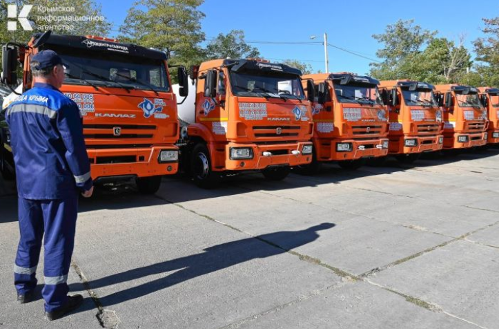 Нові водовозки для підприємства “Вода Крыма”, жовтень 2025 р. Фото: Галина Амарандо
