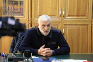 Григорій Соболевський, колаборант, керівник Маріупольського філіалу НИКИМП. 2023 рік. Фото: соцмережі