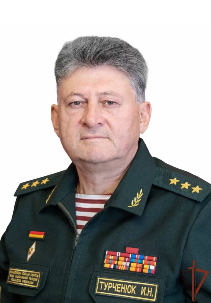 Генерал-полковник Іґорь Турченюк, командувач угруповання військ (сил) “Юг” Національної гвардії РФ. Фото: Міноборони РФ