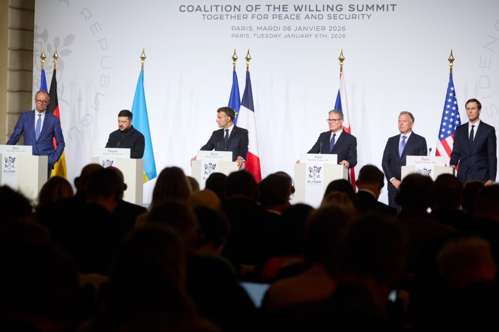 Учасники «коаліції охочих» у Парижі 06 січня 2026 року Фото: Володимир Зеленський/Facebook
