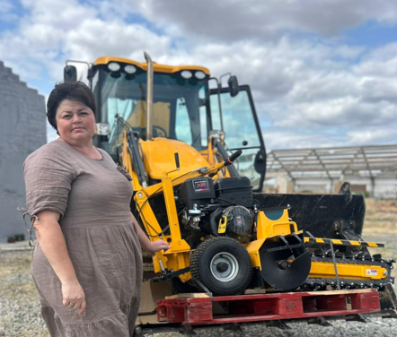 Любов Мінько, начальниця Милівської сільської ВА. Фото: Фейсбук Любов/Мінько