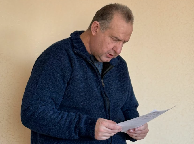 Андрій Мамонов, захисник обвинуваченого Юрія Огурцова в суді. Фото: Олег Батурін/ЦЖР