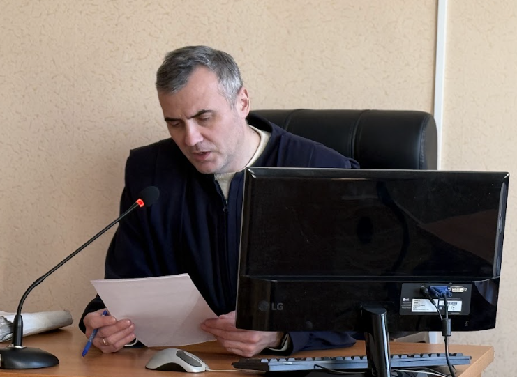 Марʼян Мицак, голова Павлоградського міськрайонного суду. Фото: Олег Батурін/ЦЖР