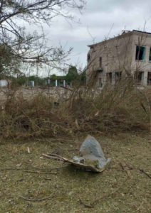 Розбитий росіянами дитсадок у Качкарівці. Фото надане Юрієм Бутівчаком
