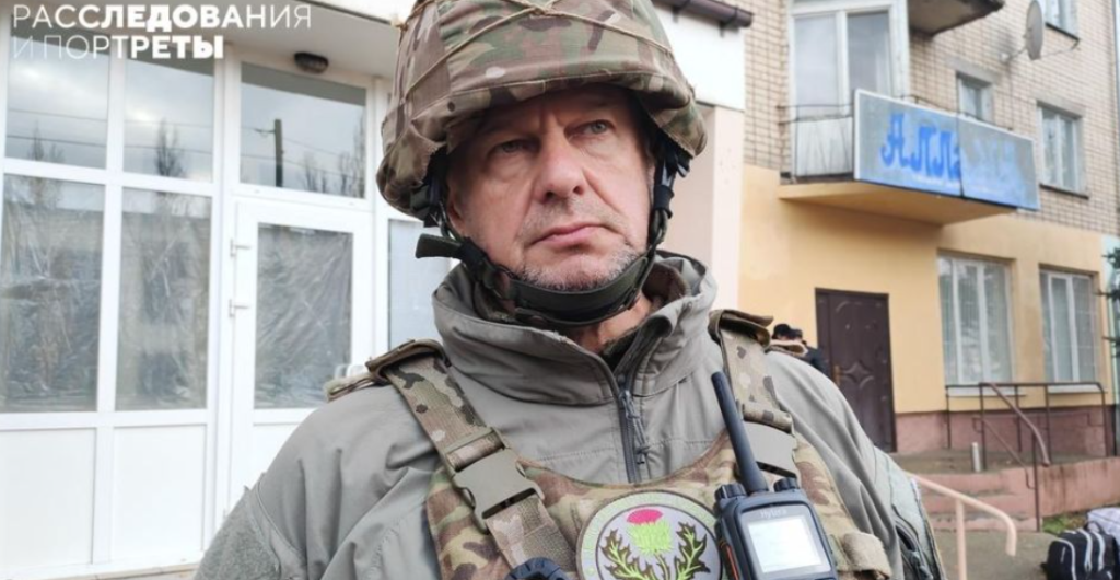 Ліквідований колаборант Володимир Леонтьєв. Фото з окупаційних медіа