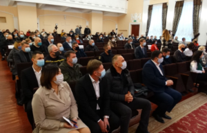 Депутати Каховської міської ради нинішнього скликання на своїй першій сесії, листопад 2020 року. Фото: Олег Батурін