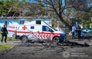 Фото: Евакуація з прифронтових територій Запорізької області. Фото: ГУНП у Запорізькій області