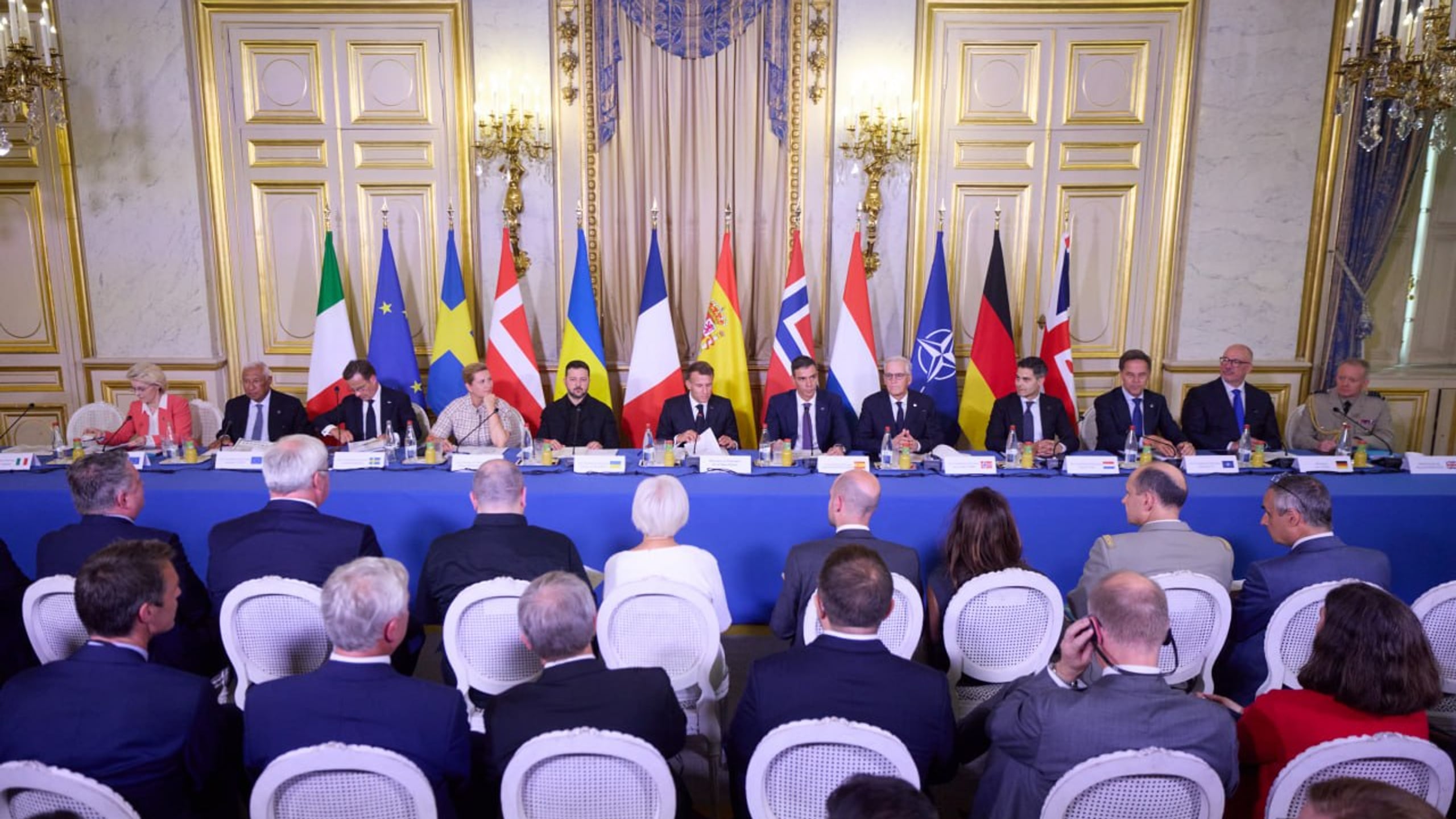 Перша зустріч Антибалістичної коаліції відбулася сьогодні в Парижі в межах саміту «Коаліція охочих» Ілюстрація Офіс президента України