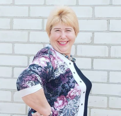 Лідія Шарварли, голова окупаційної адміністрації села Токарівка в 2022 році. Фото з соцмереж